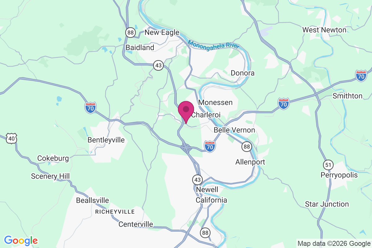 Twin Bridges map