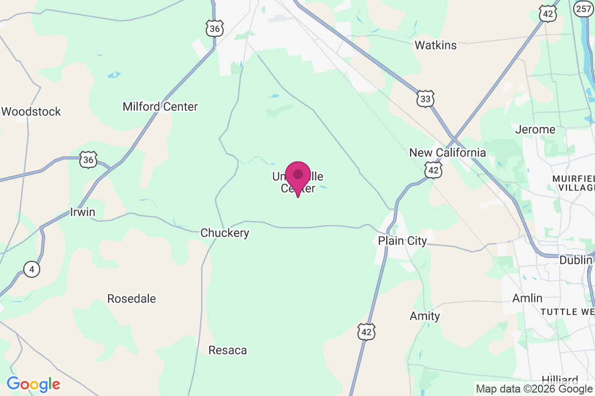 Unionville Center map