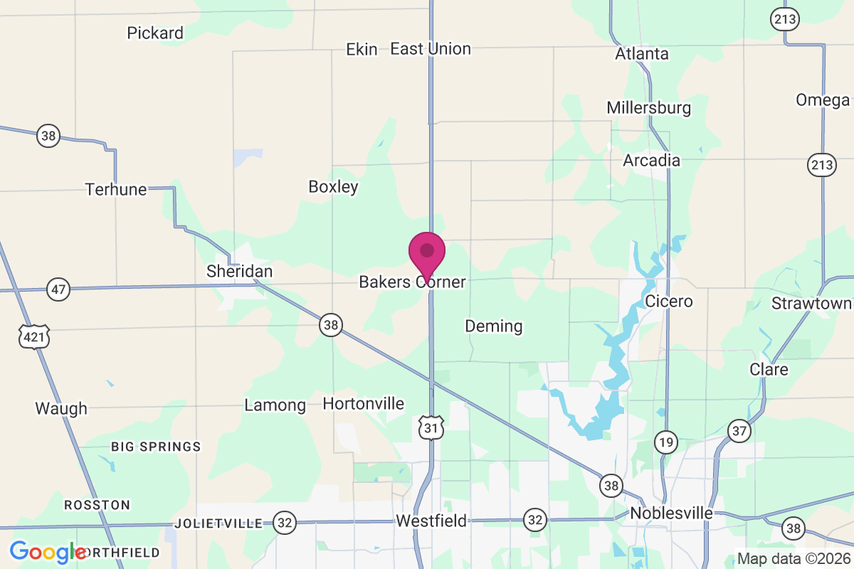 Bakers Corner map
