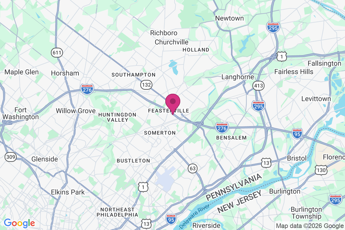 Feasterville map