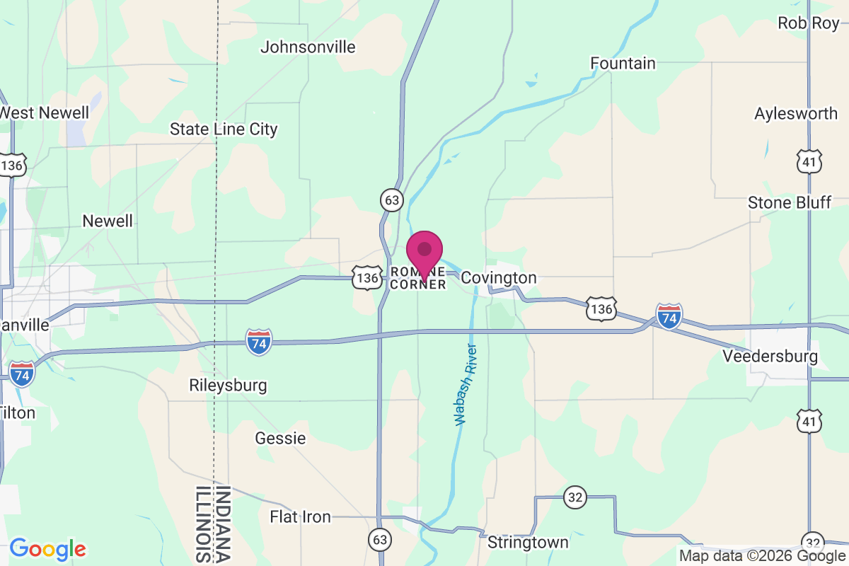 Romine Corner map