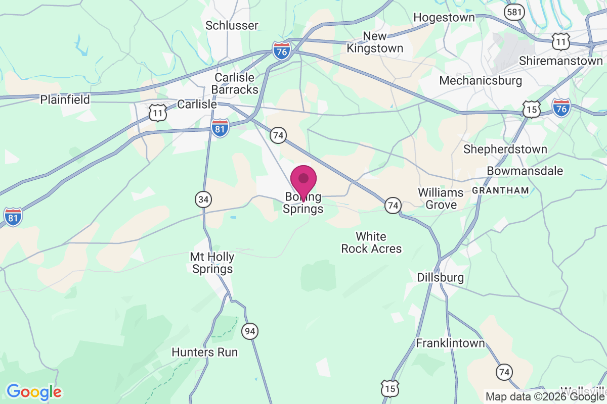 Boiling Springs map