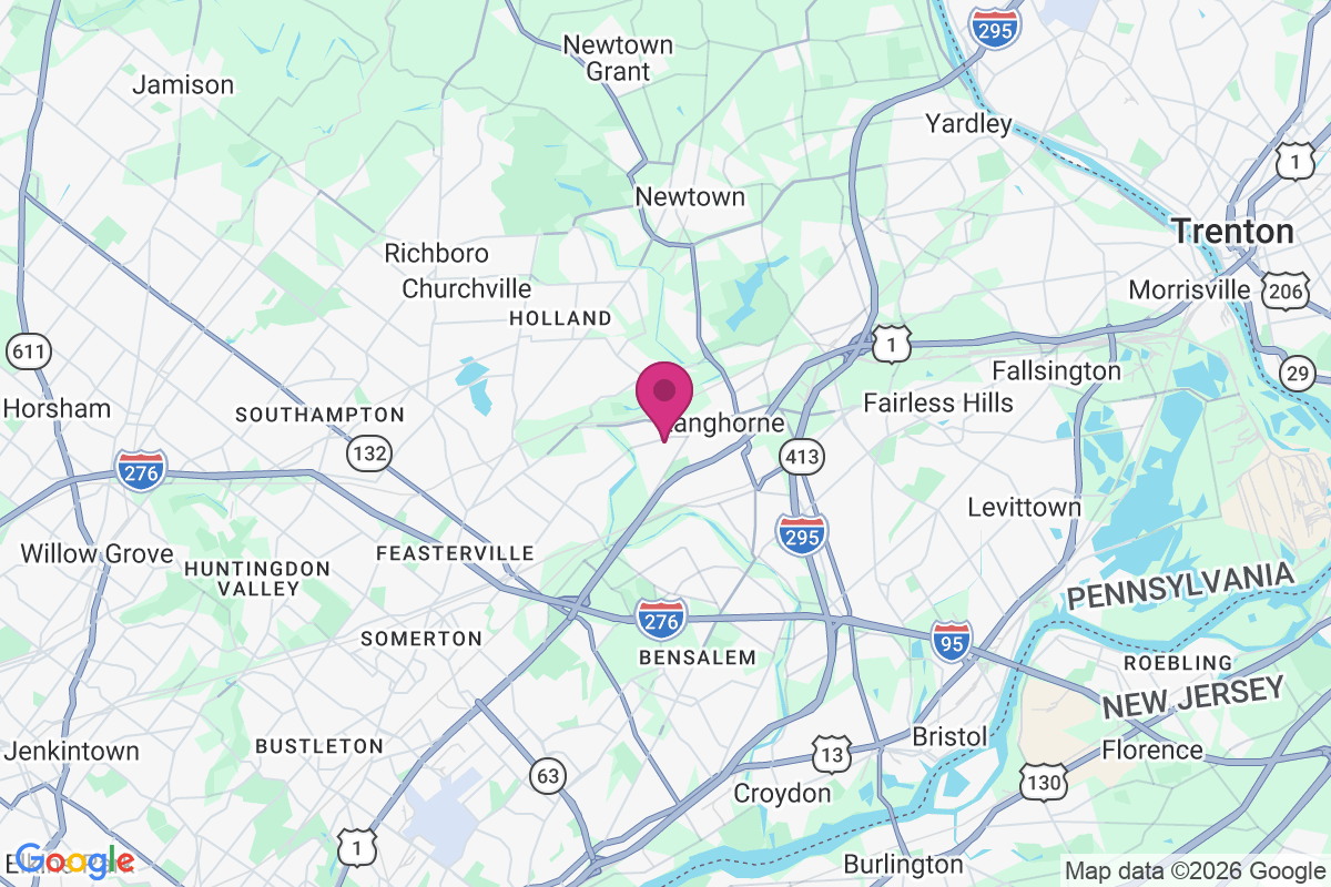 Langhorne Terrace map