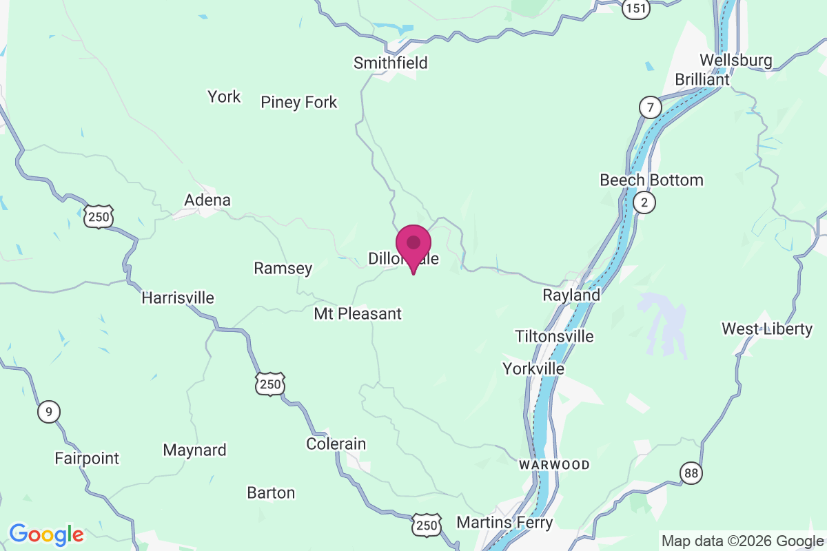 Dillonvale map