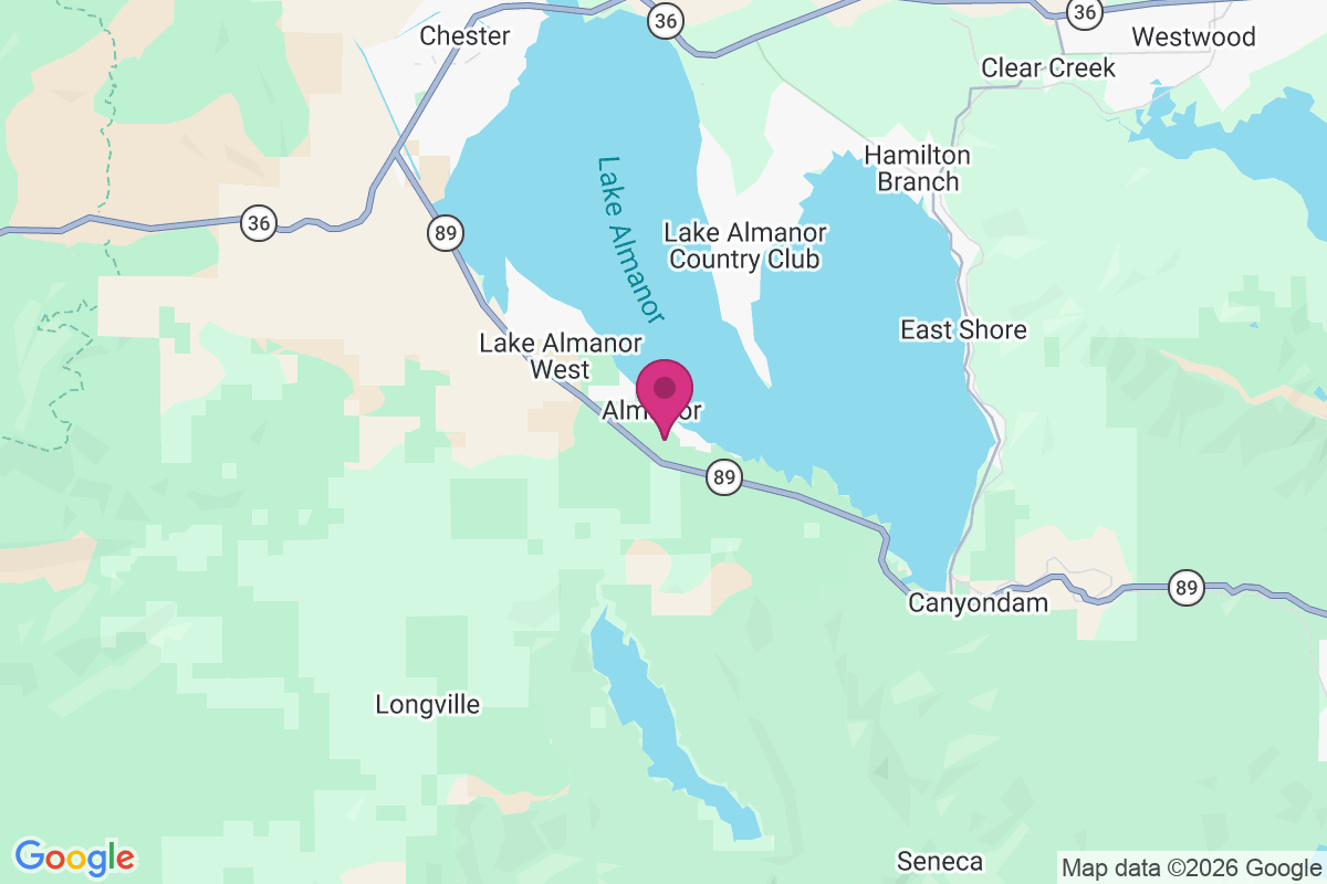 Almanor map