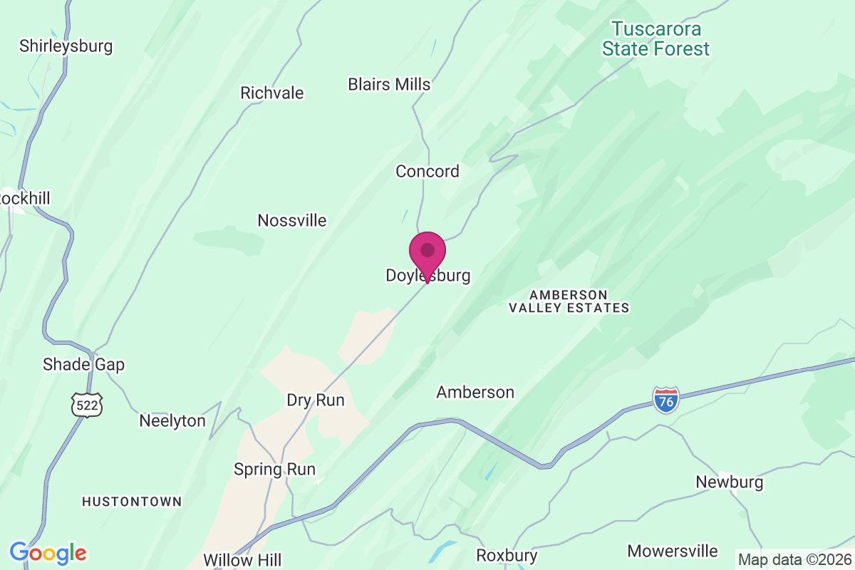 Doylesburg map