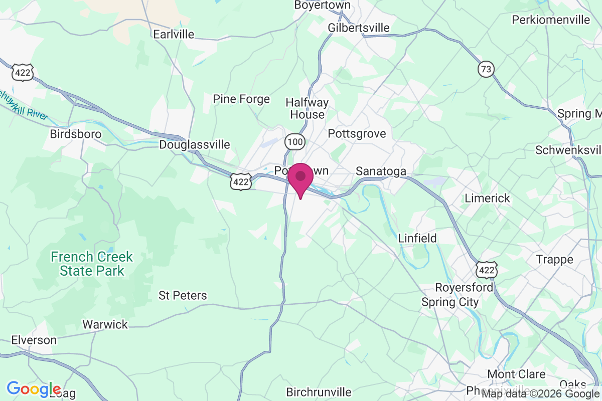 South Pottstown map