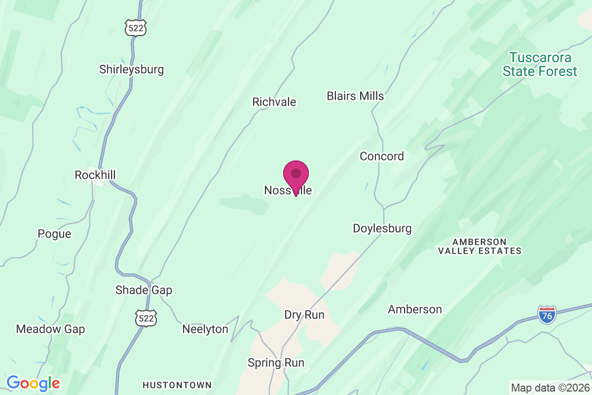 Nossville map