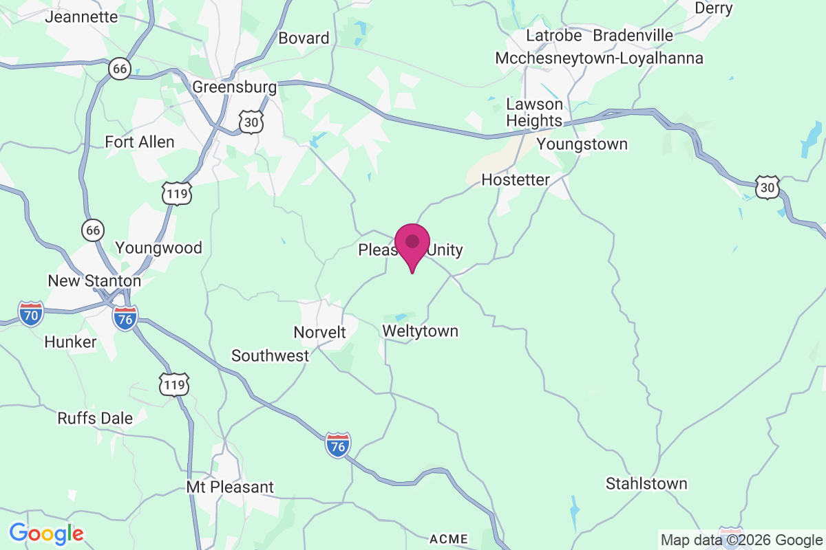 Pleasant Unity map