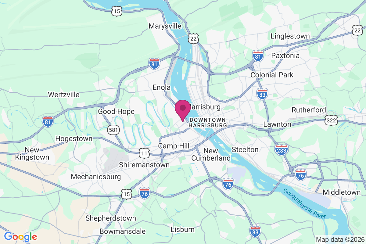 Wormleysburg map