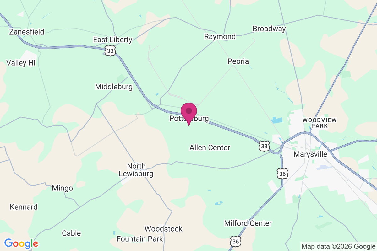Pottersburg map