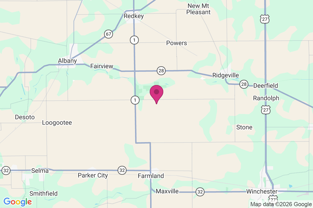 Shedville map