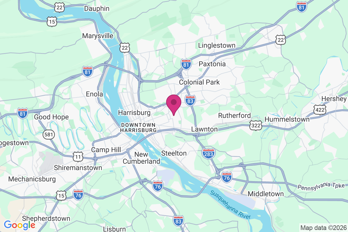 Penbrook map