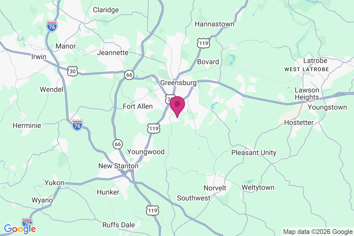 South Greensburg map