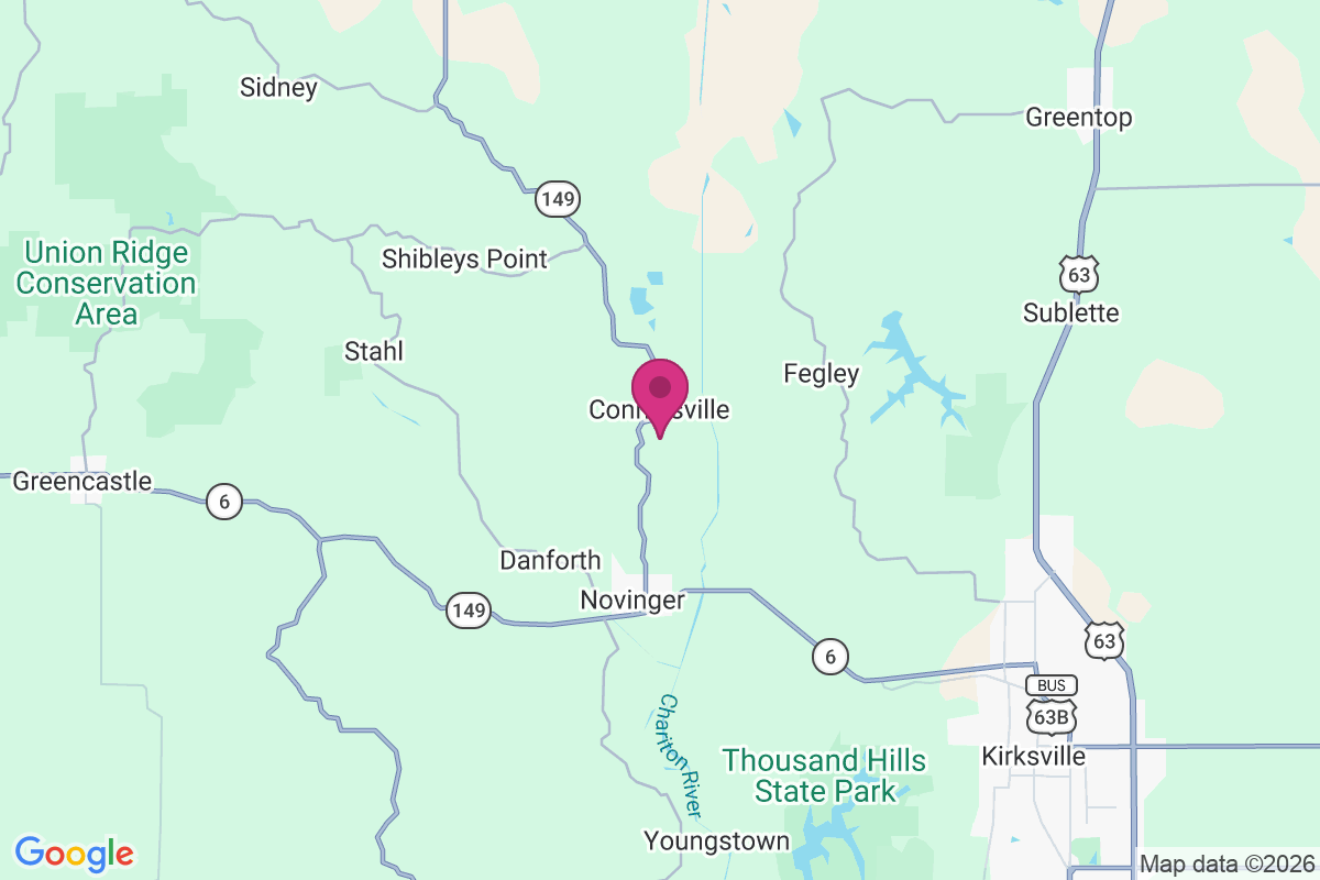 Connelsville map