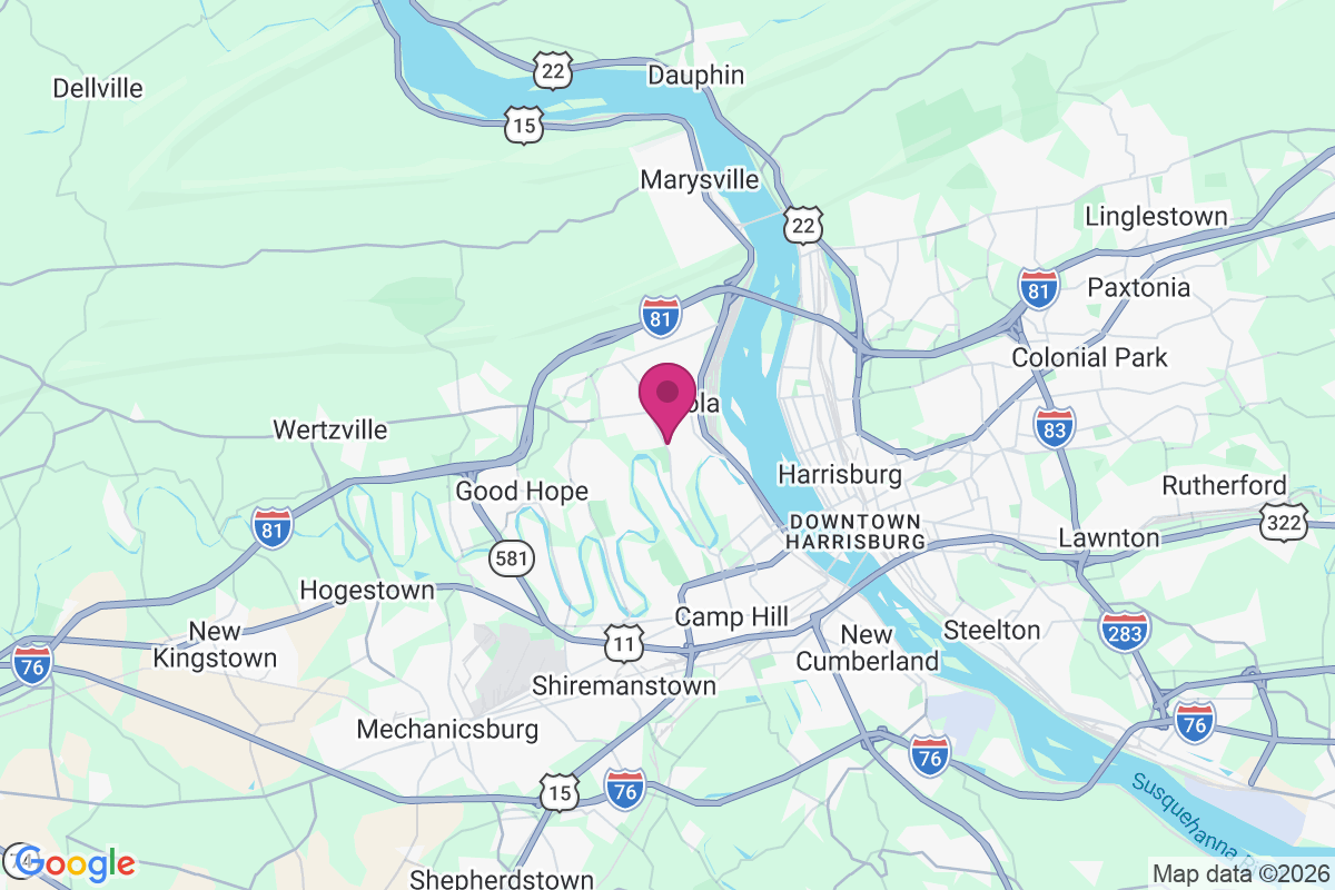 West Enola map