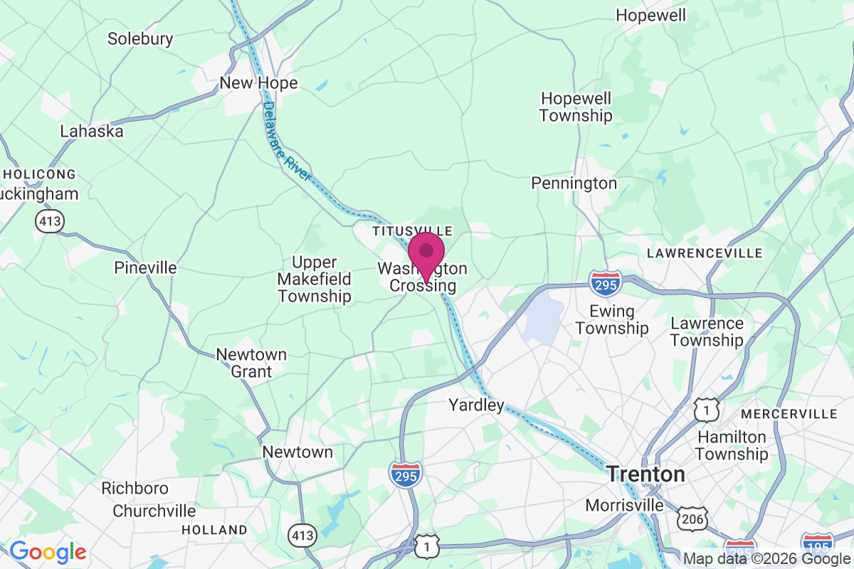 Washington Crossing map