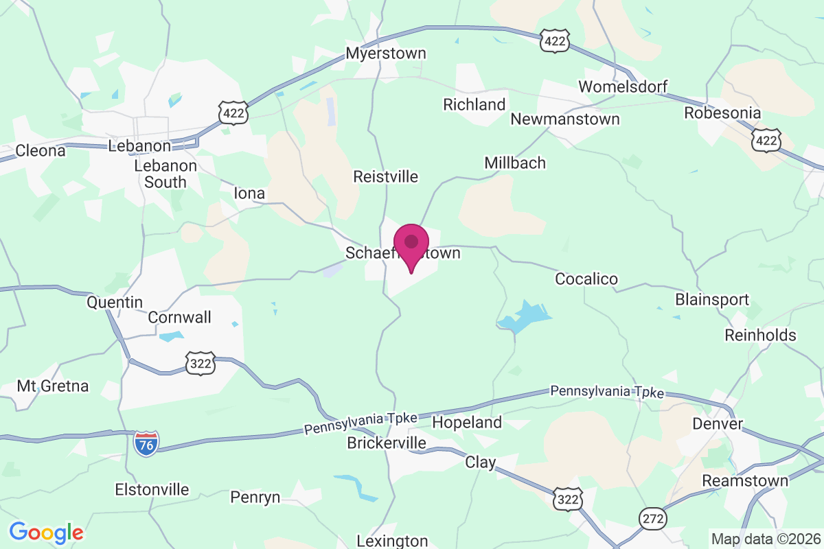 Schaefferstown map