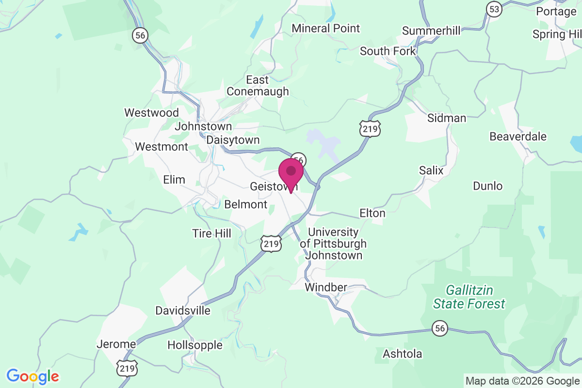 Geistown map