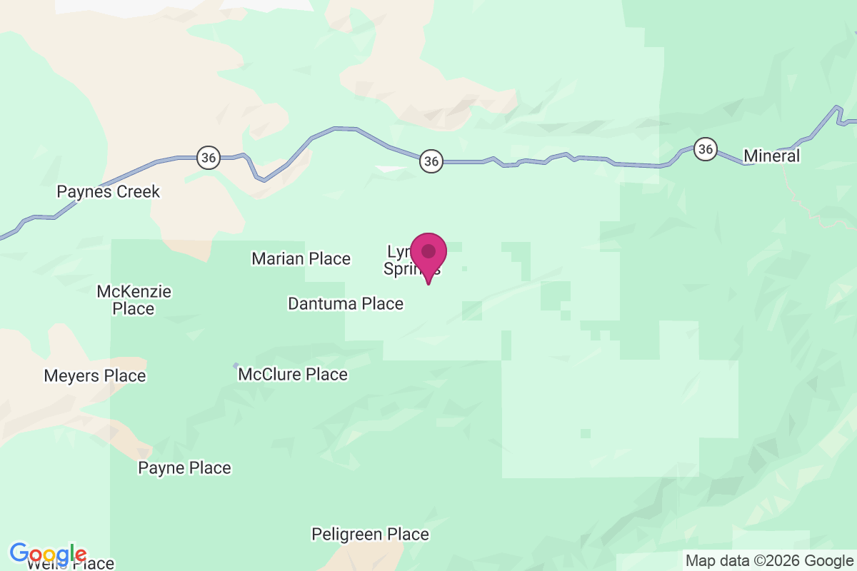 Lyman Springs map