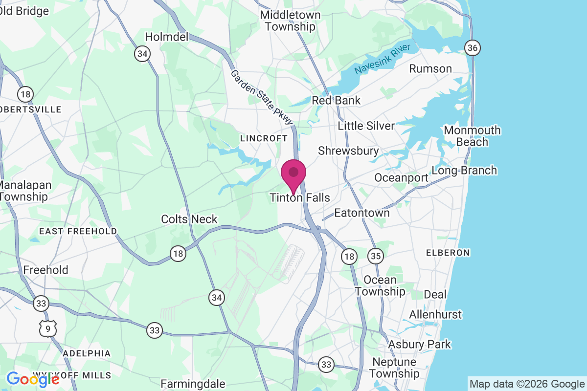Tinton Falls map