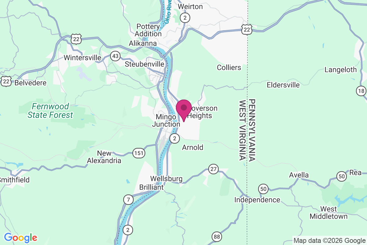 Follansbee map