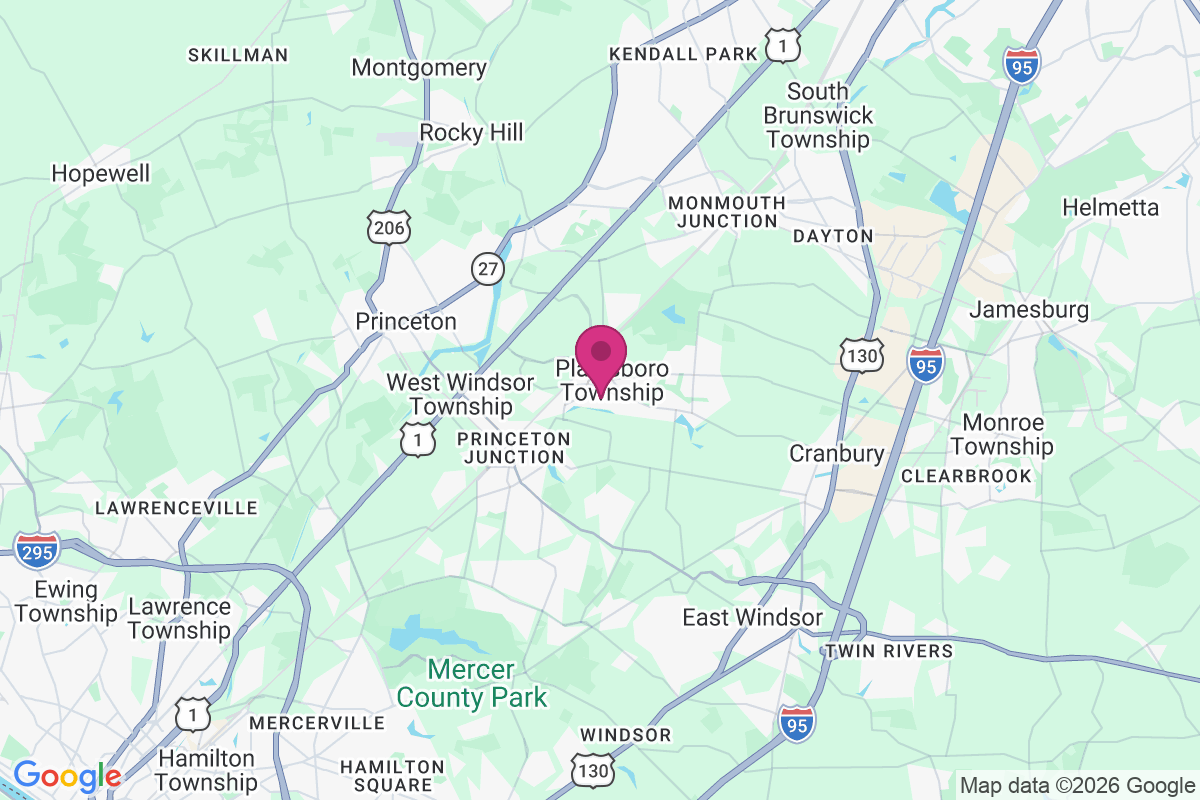 Plainsboro Center map