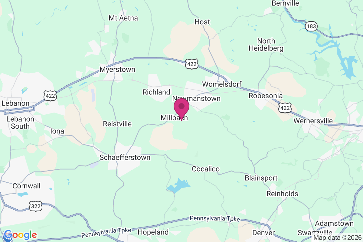 Millbach map