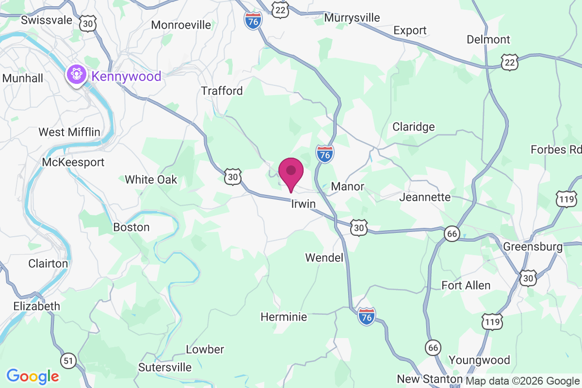 North Irwin map