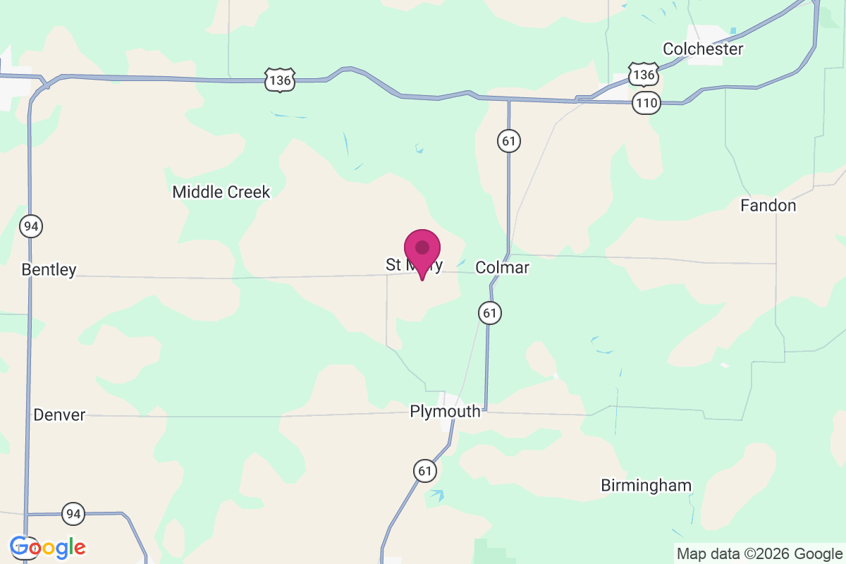 Saint Mary map