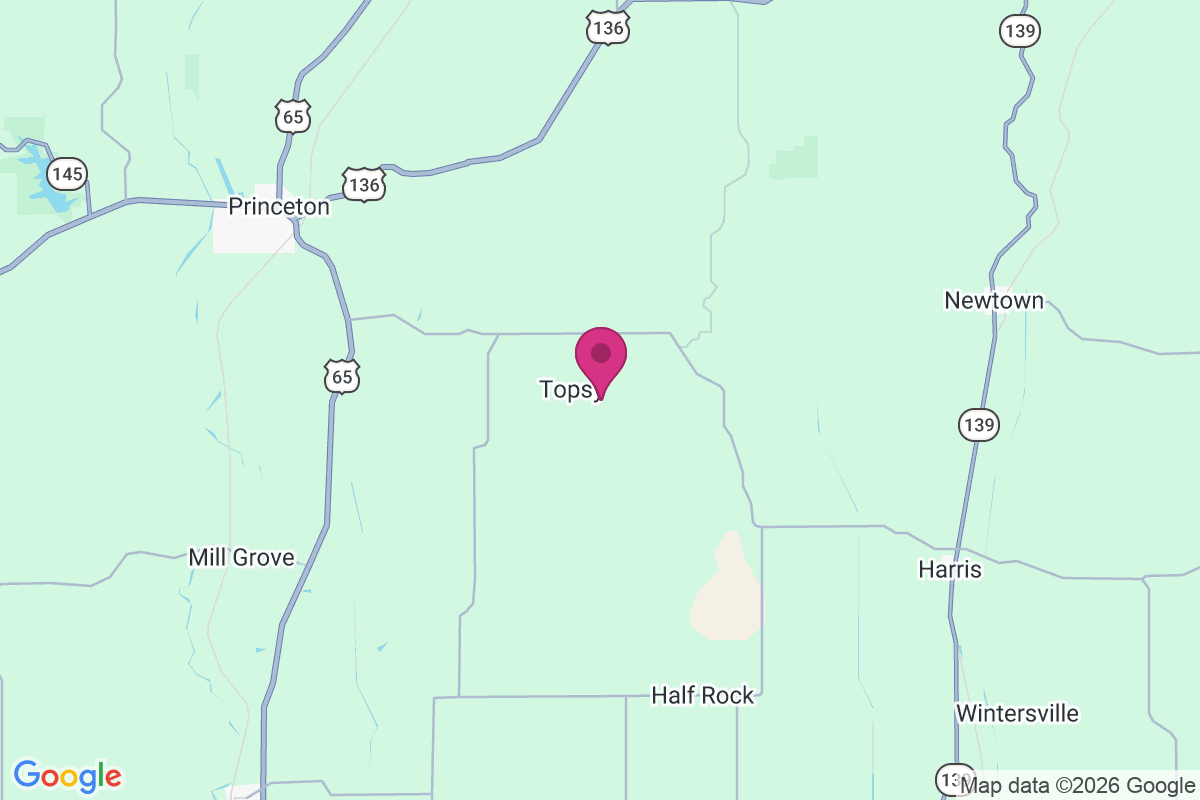 Topsy map