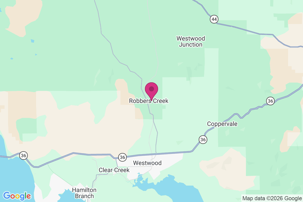 Robbers Creek map