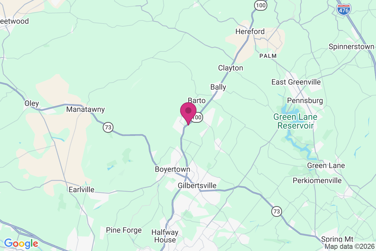 Bechtelsville map