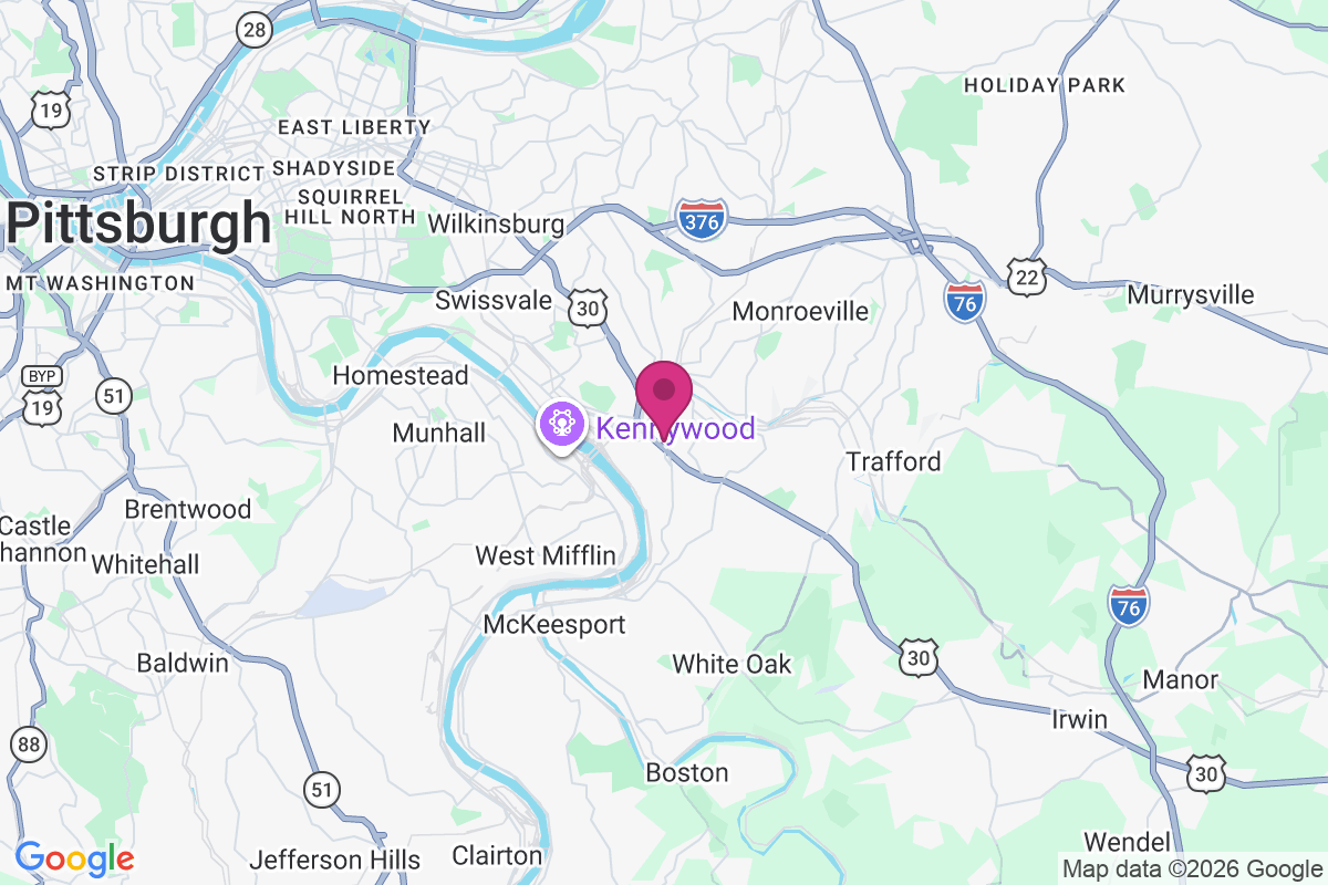 East Pittsburgh map