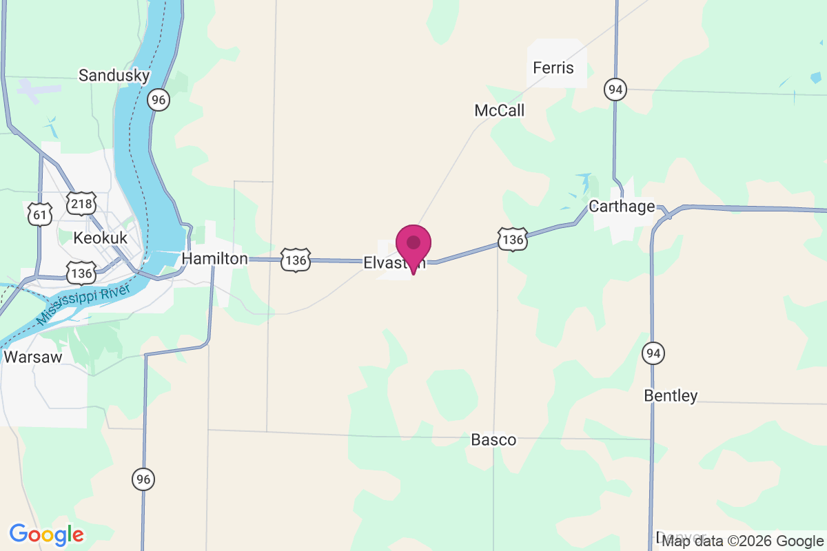 Elvaston map