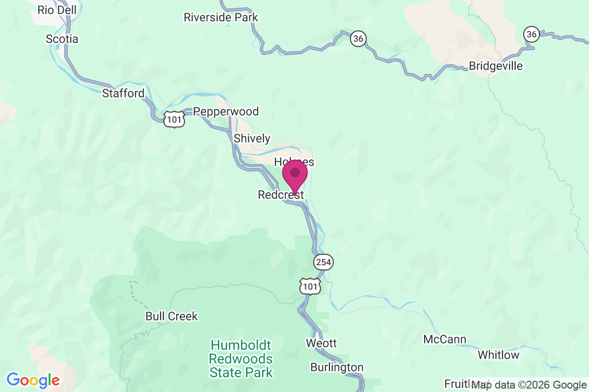 Redcrest map
