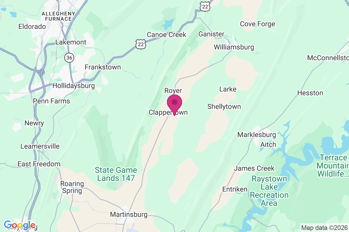 Clappertown map