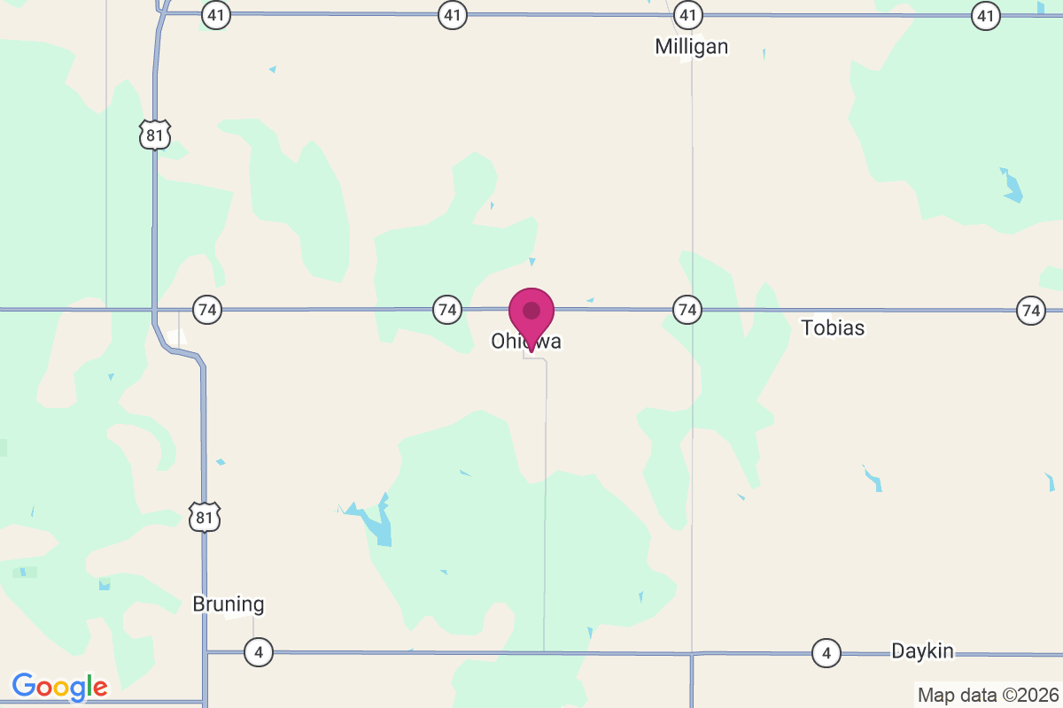 Ohiowa map
