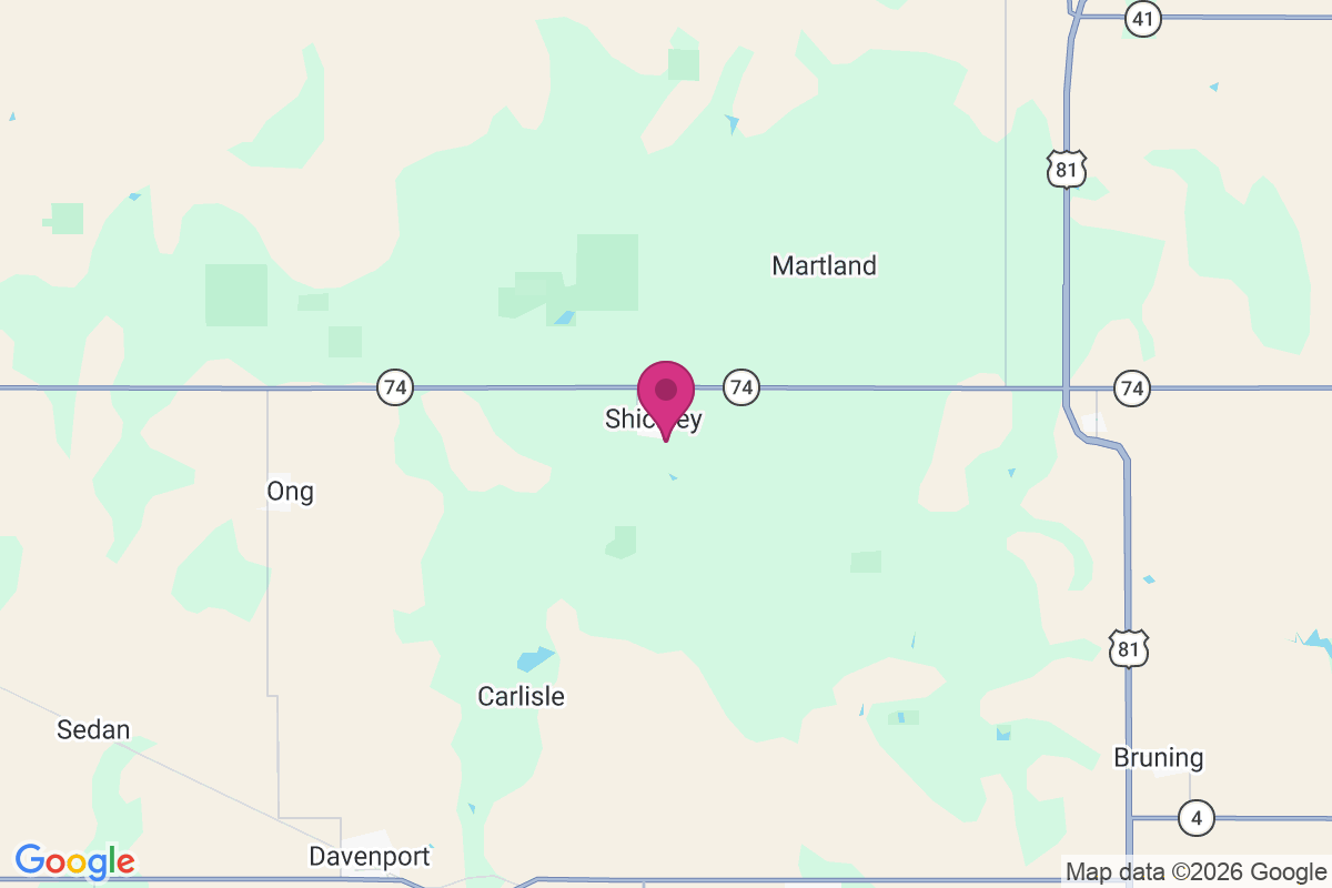 Shickley map