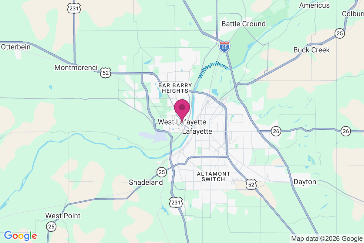 West Lafayette map