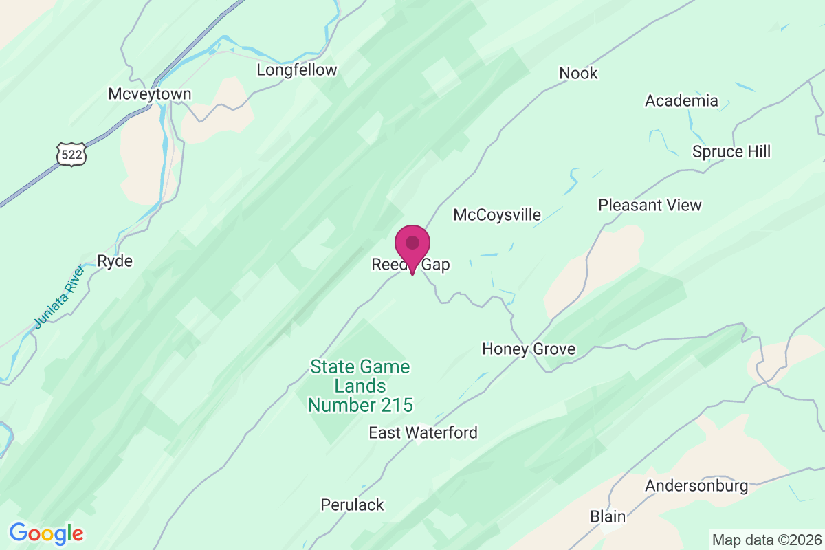 Reeds Gap map