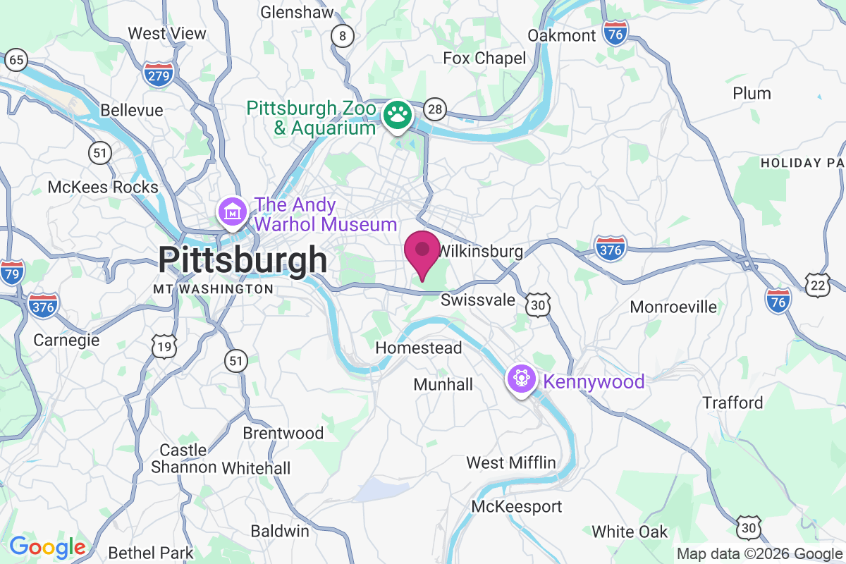 Squirrel Hill map