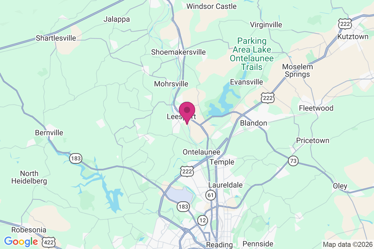 Leesport map