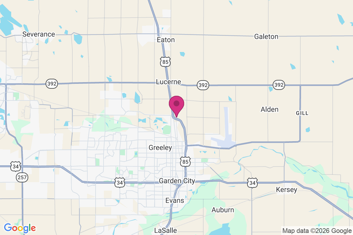 Greeley Junction map
