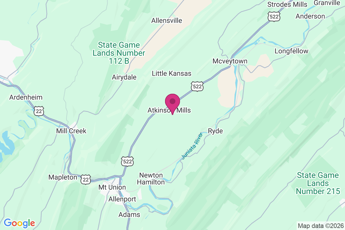 Atkinson Mills map