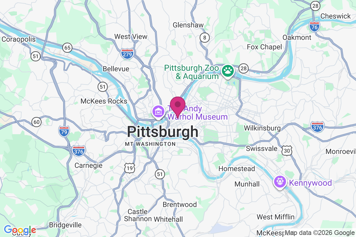 Strip District map