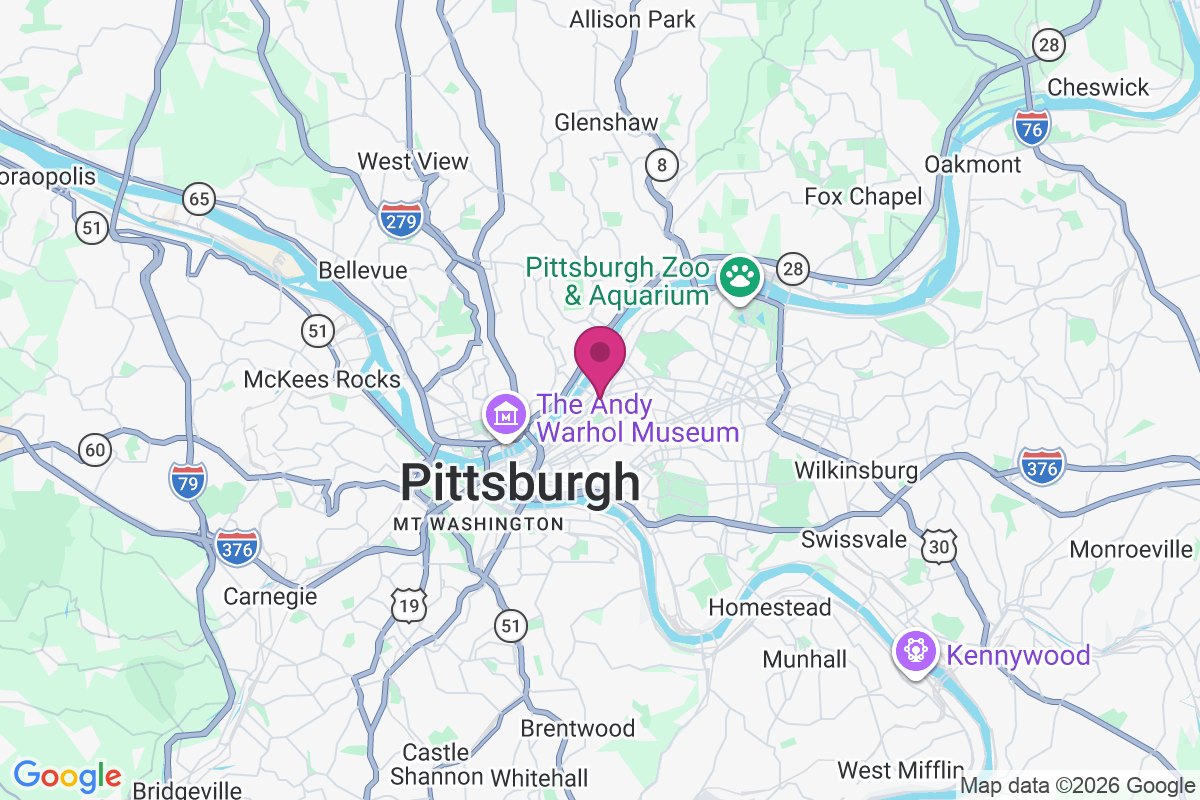 Troy Hill map