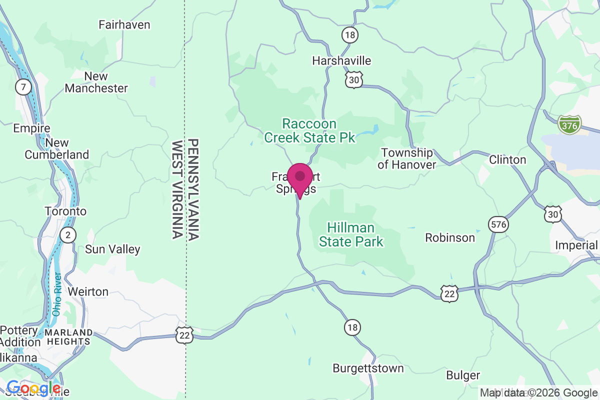 Frankfort Springs map