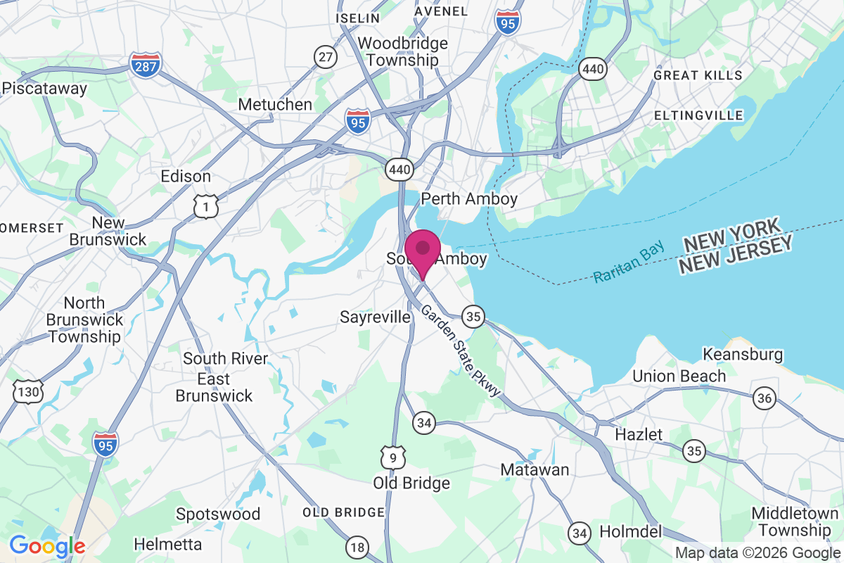 South Amboy map