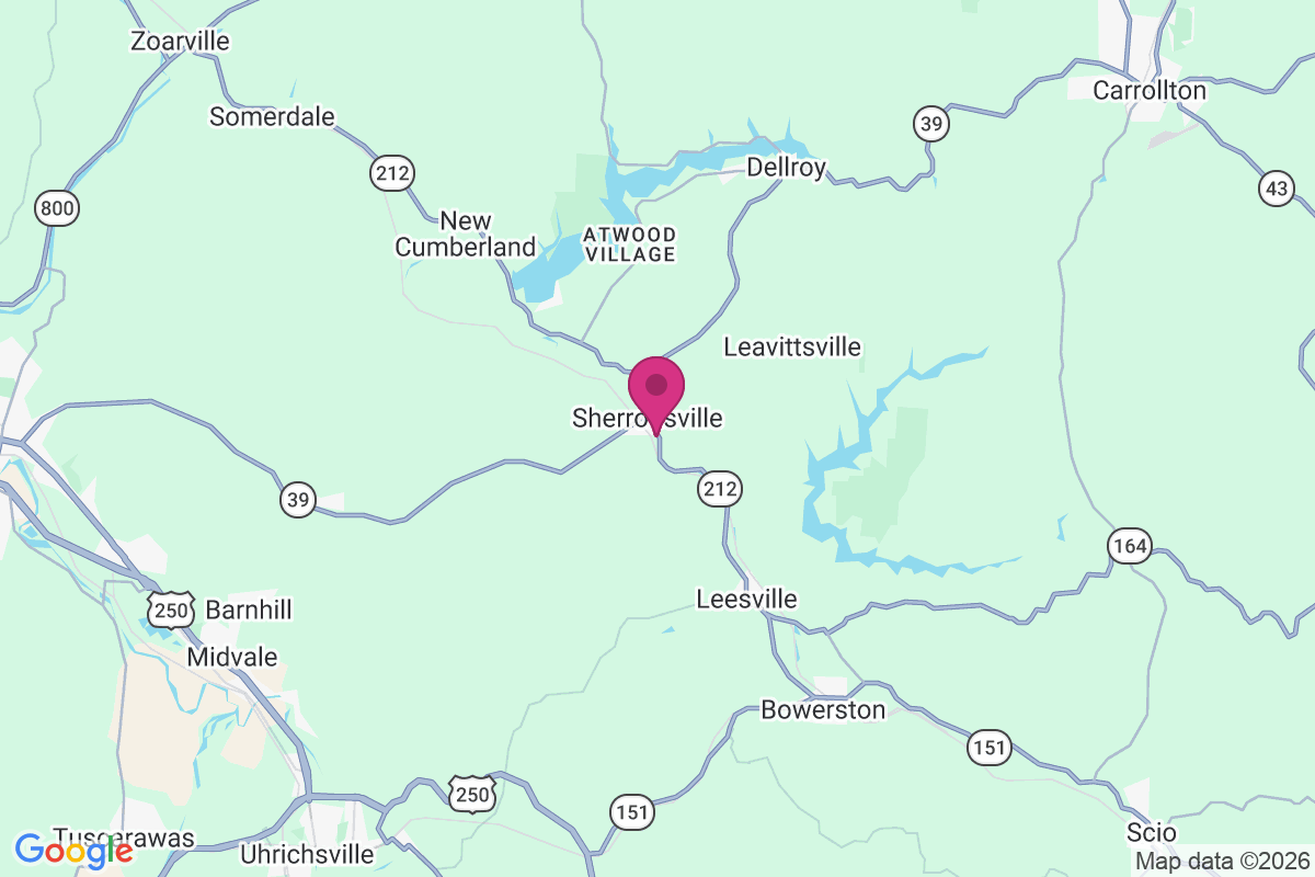 Sherrodsville map
